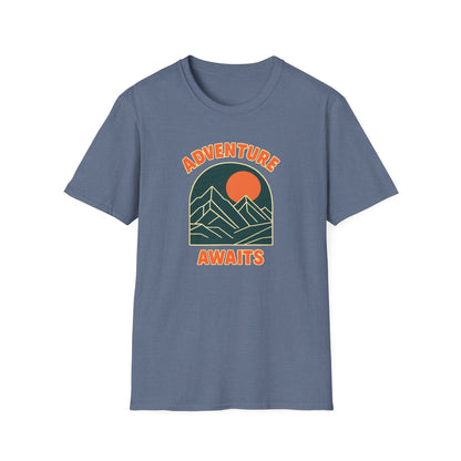 Adventure Awaits Mountain Landscape T-shirt