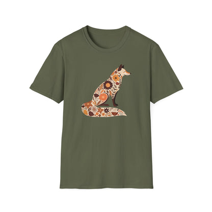 Fox Floral Pattern