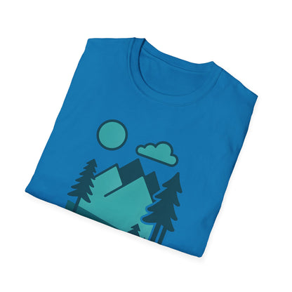 Minimalist Mountain Landscape T-shirt