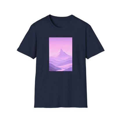 Layered Valley Violets Landscape T-shirt