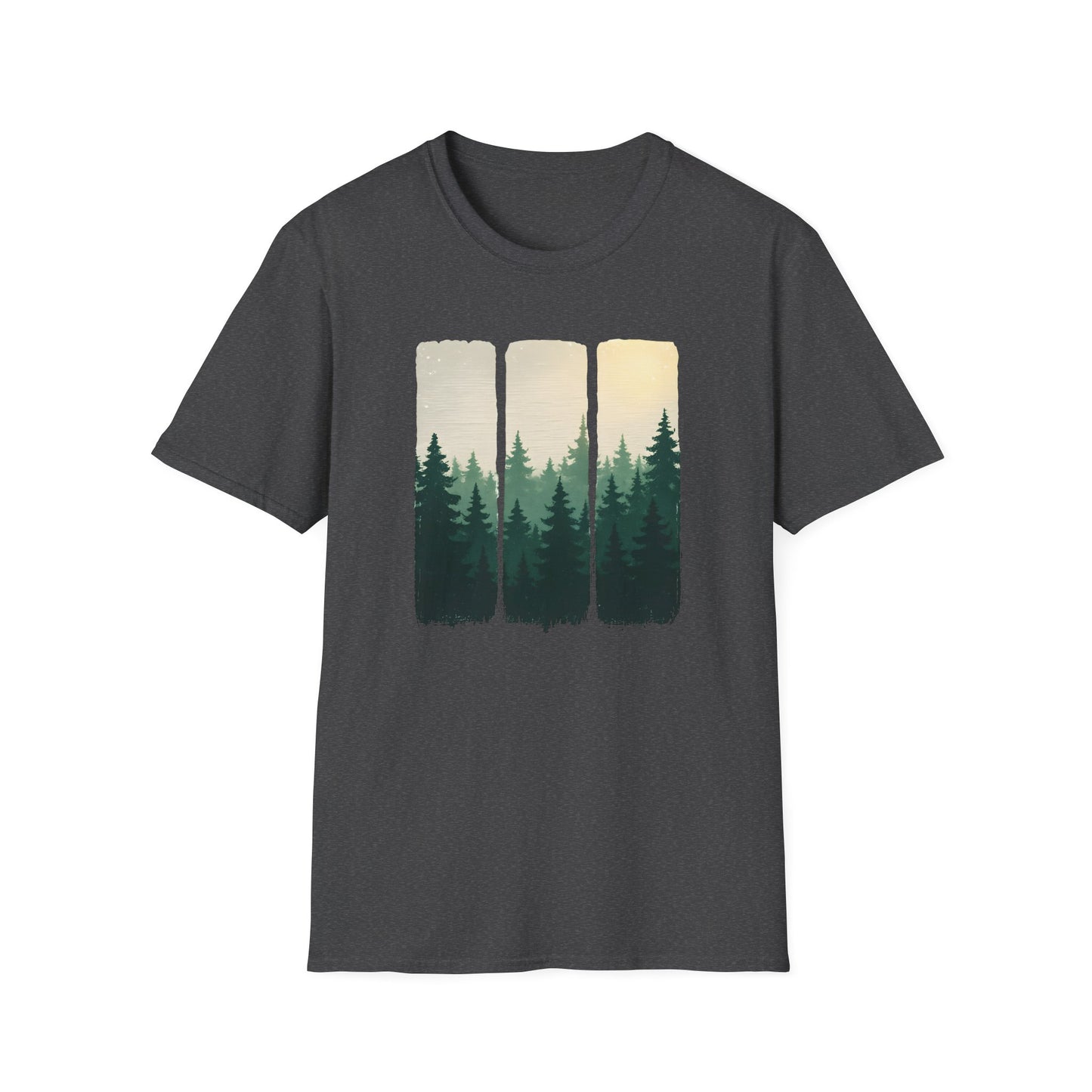 Sunlit Forest Brushstrokes