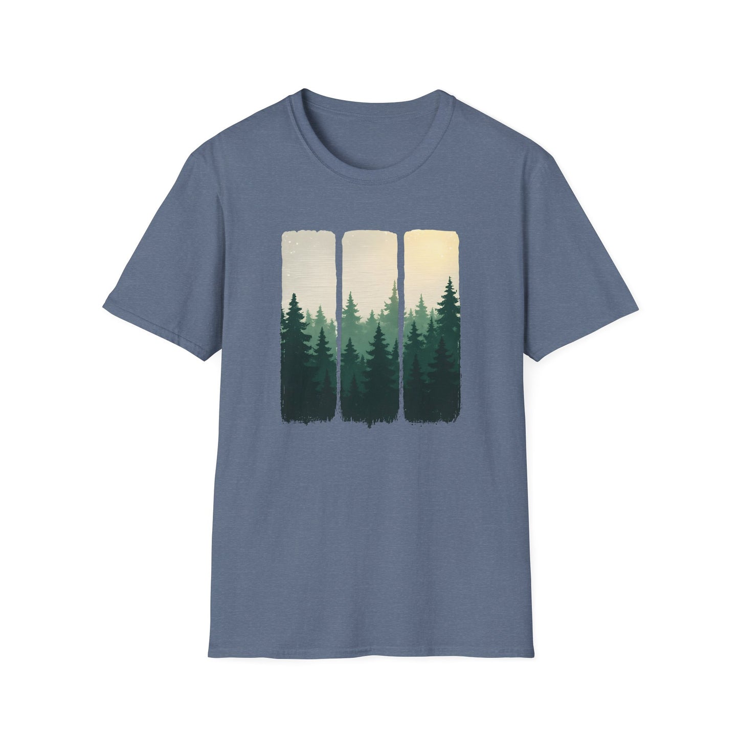 Sunlit Forest Brushstrokes