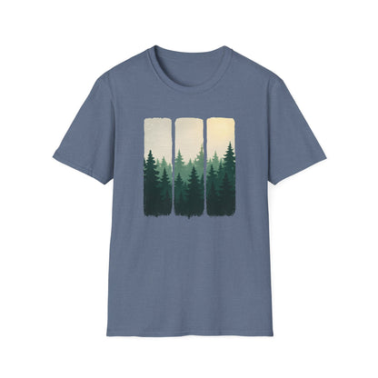 Sunlit Forest Brushstrokes