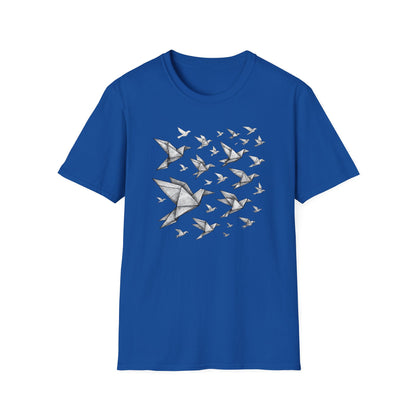 Origami Birds In Flight