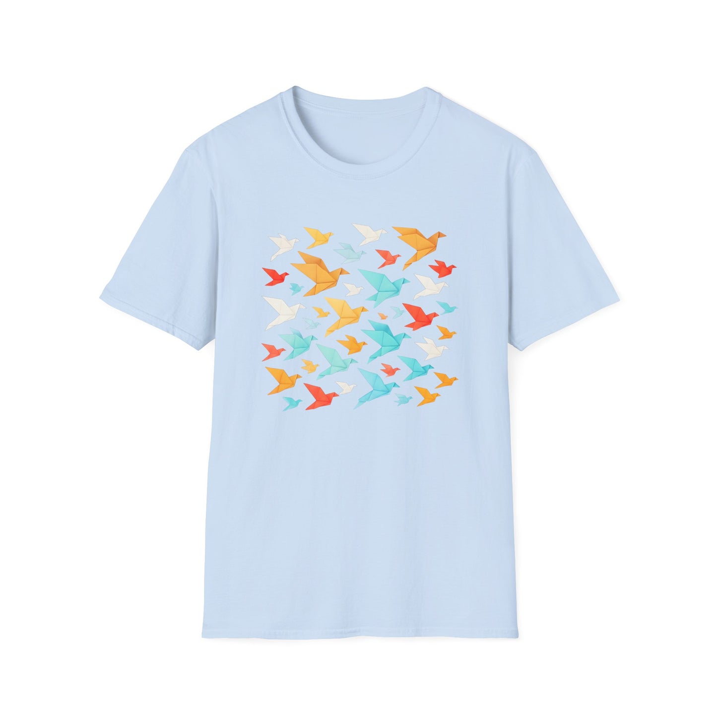 Origami Flock Of Birds T-shirt