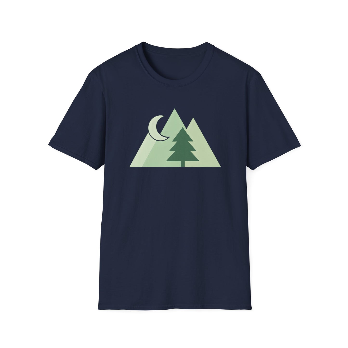 Greenscale Geometrical Mountains T-shirt
