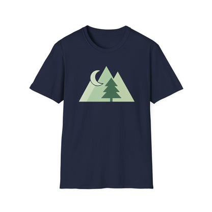 Greenscale Geometrical Mountains T-shirt