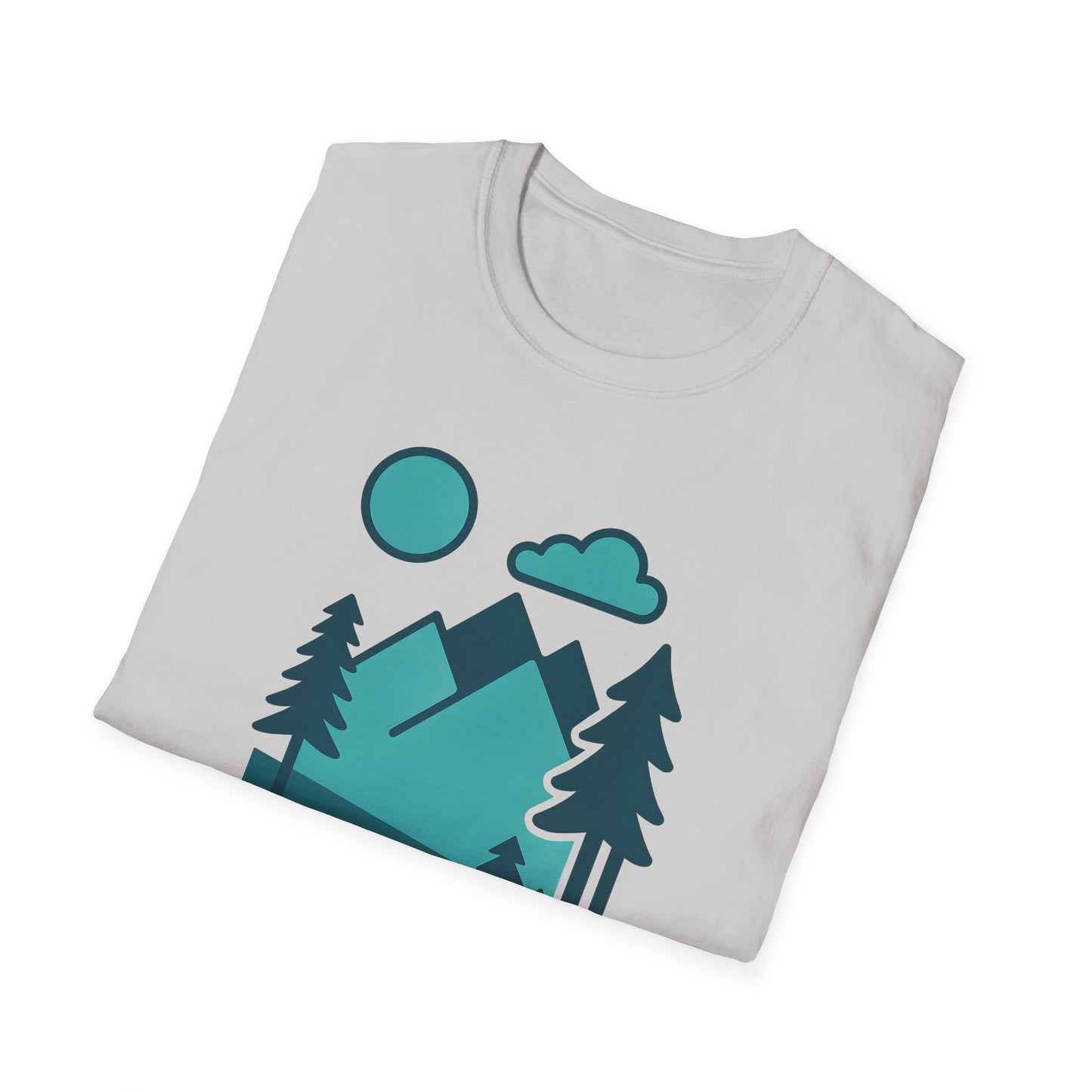 Minimalist Mountain Landscape T-shirt
