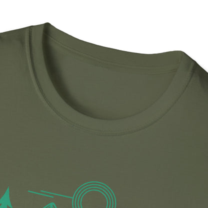 Geometrical Landscape Teal