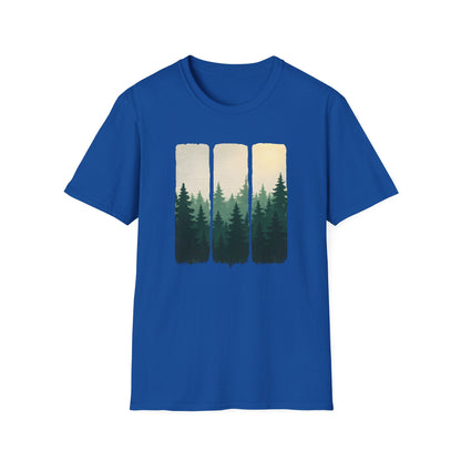 Sunlit Forest Brushstrokes