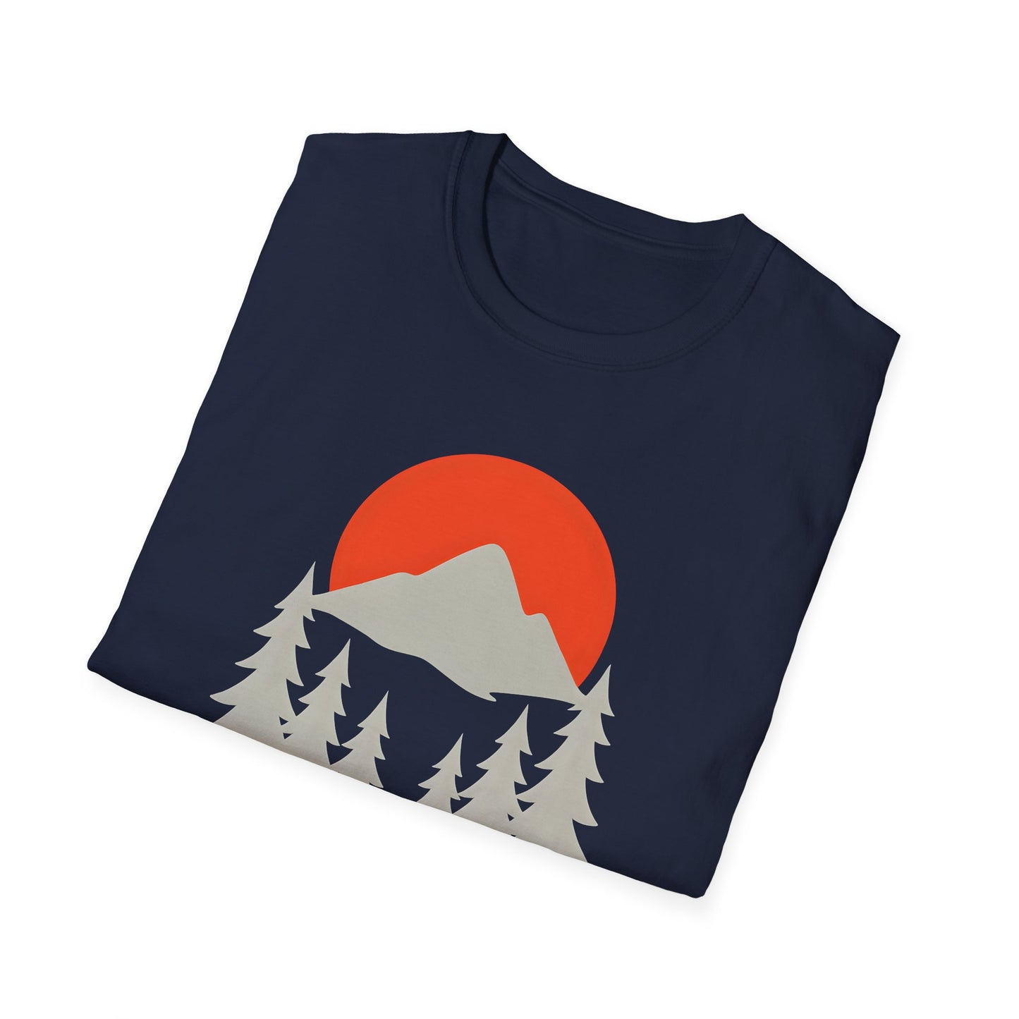 Grey Mountain Silhouette At Sunset T-shirt