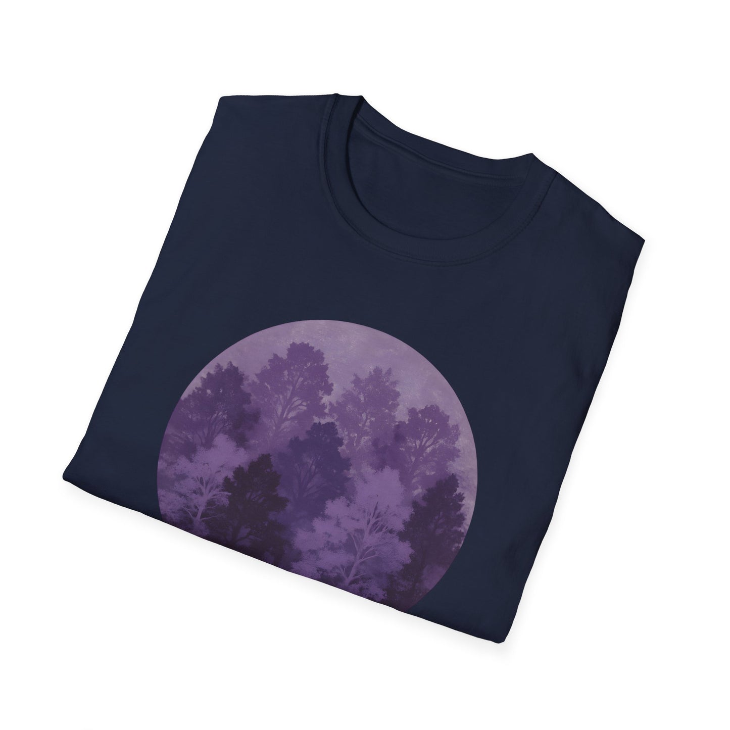 Purple Forest Oil Painting T-shirt