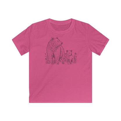 Children's Mom and Cub Prairie Playing T-shirt
