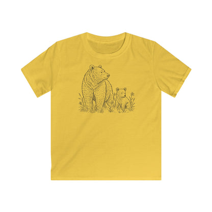 Children's Mom and Cub Prairie Playing T-shirt
