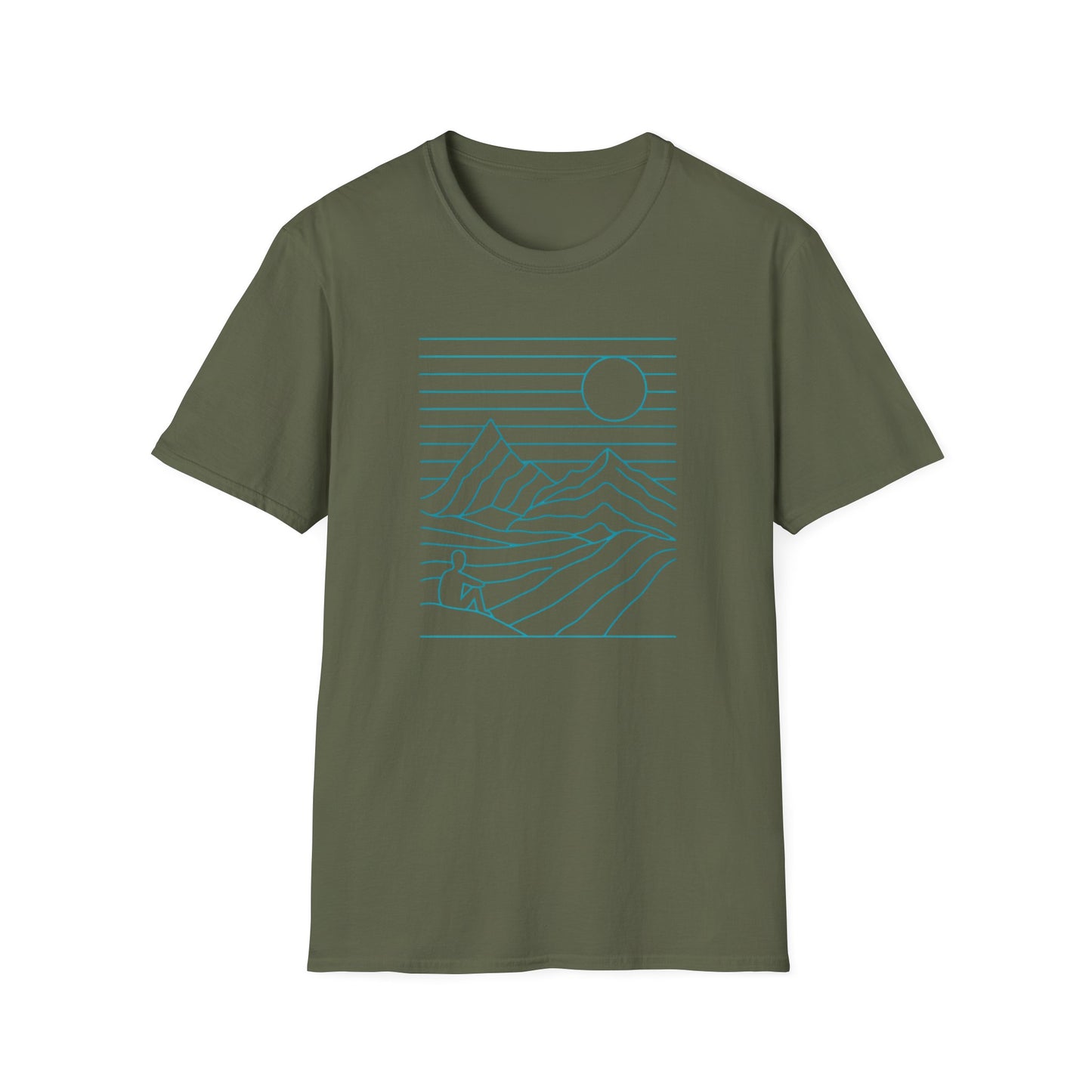 Notepad Line Landscape T-shirt