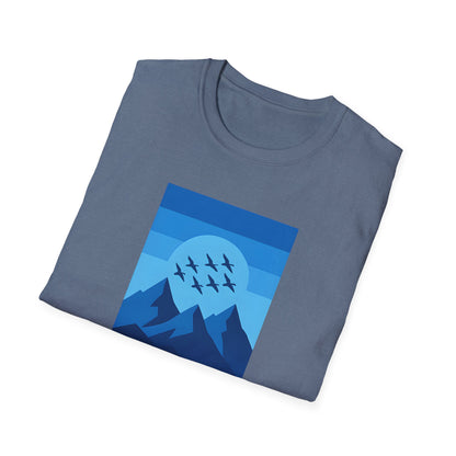 Blue Mountain Flight Silhouette T-shirt