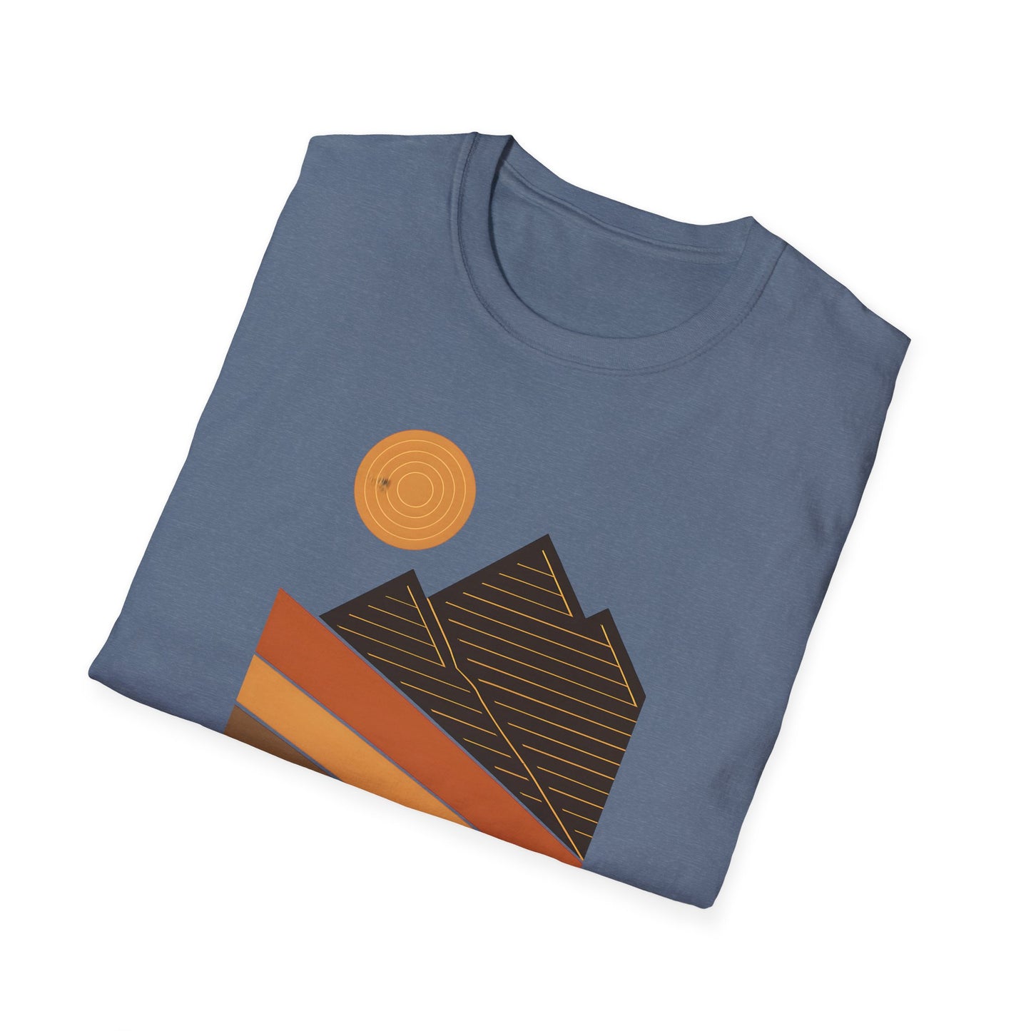 Geometric And Topographic Landscape T-shirt