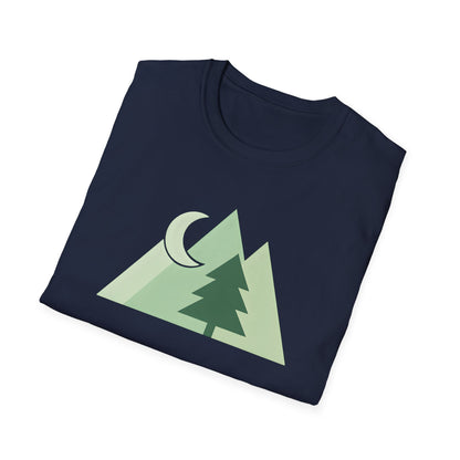 Greenscale Geometrical Mountains T-shirt