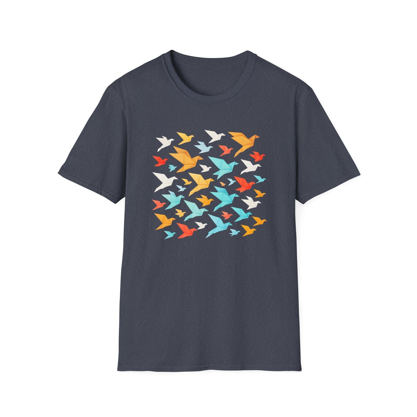 Origami Flock Of Birds T-shirt