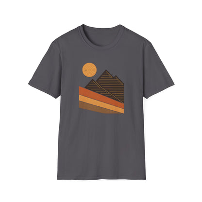 Geometric And Topographic Landscape T-shirt