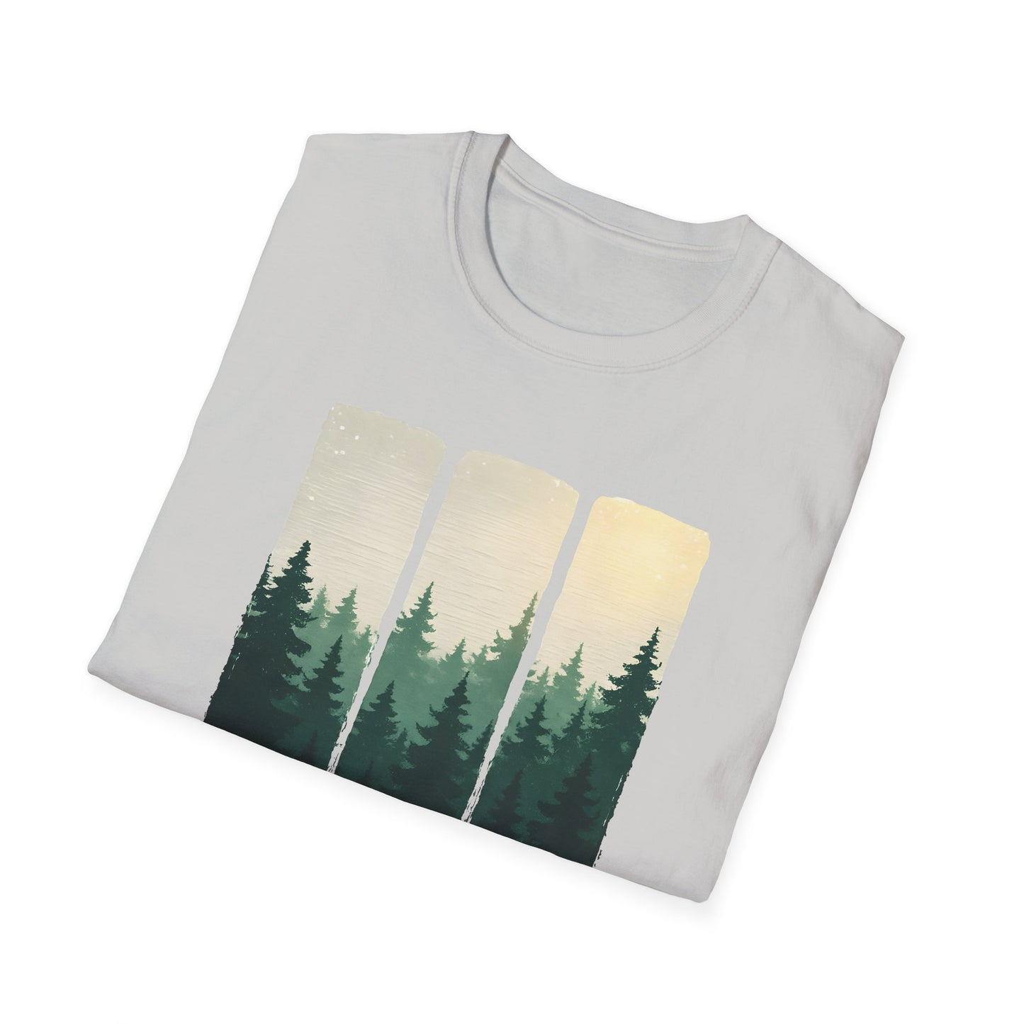 Sunlit Forest Brushstrokes
