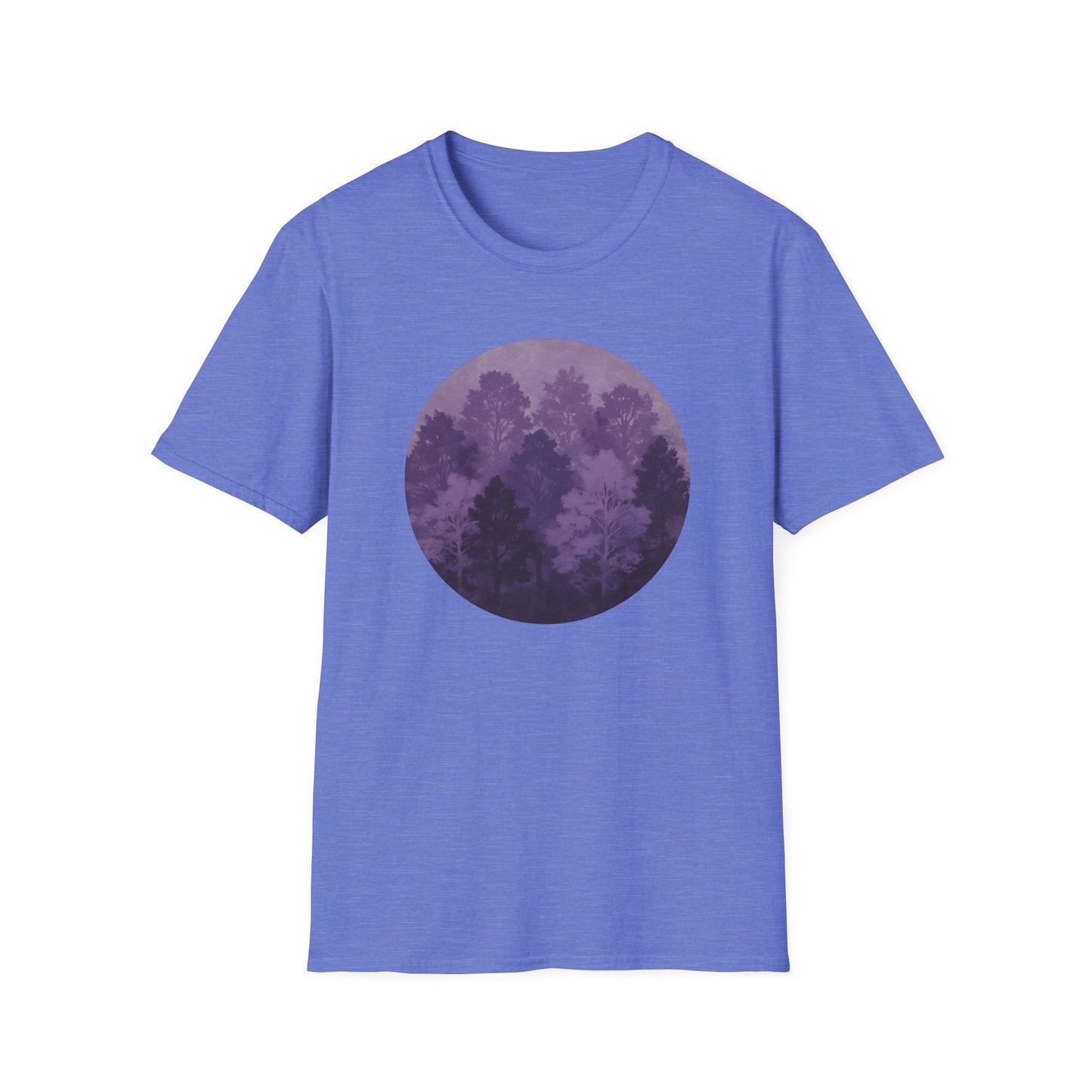 Purple Forest Oil Painting T-shirt
