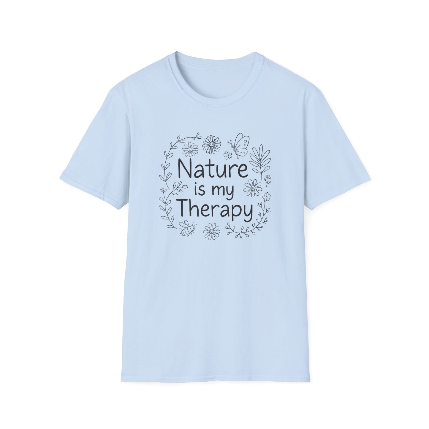 Nature Is My Therapy Minimalist T-shirt