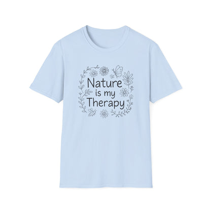 Nature Is My Therapy Minimalist T-shirt