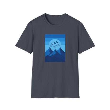 Blue Mountain Flight Silhouette T-shirt