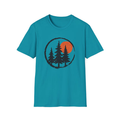Sunset Pines Ink Stamp T-shirt