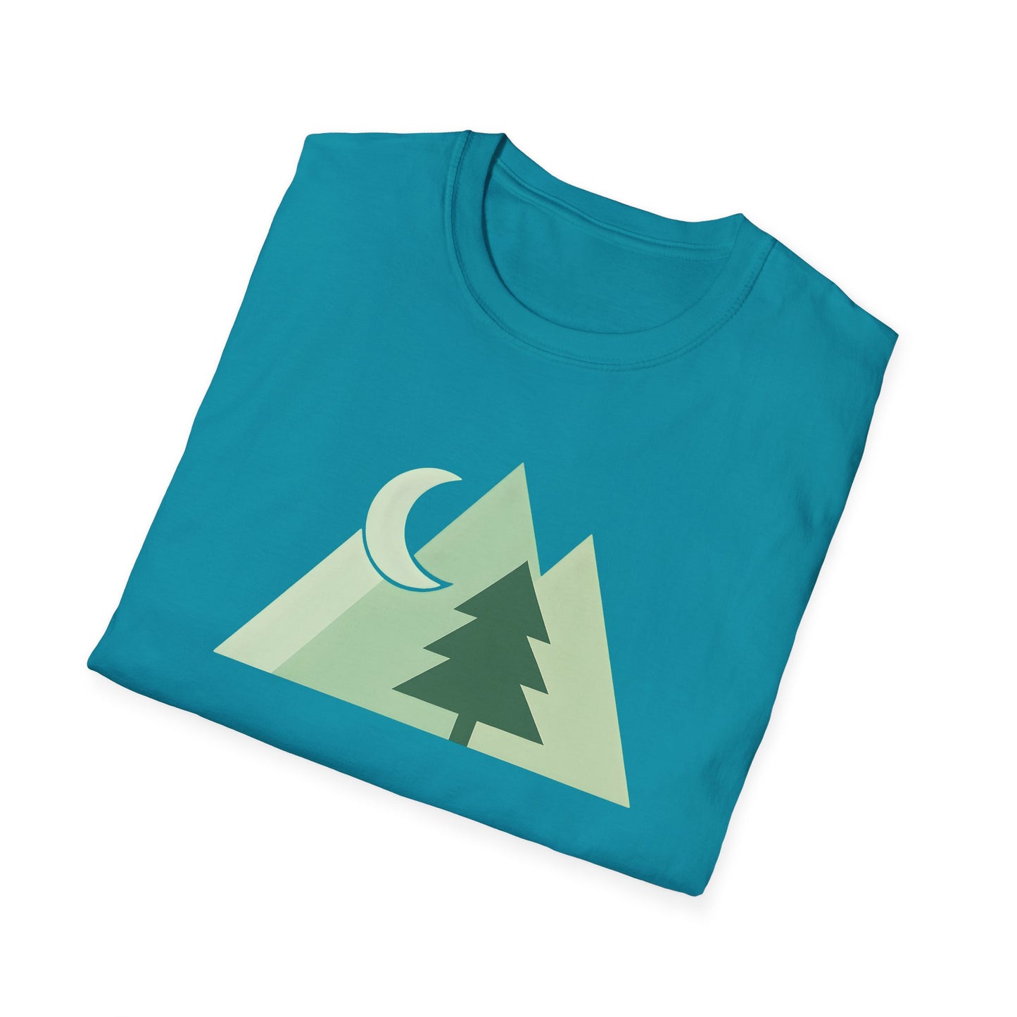 Greenscale Geometrical Mountains T-shirt