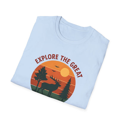 Retro Explore the Great Outdoors T-shirt