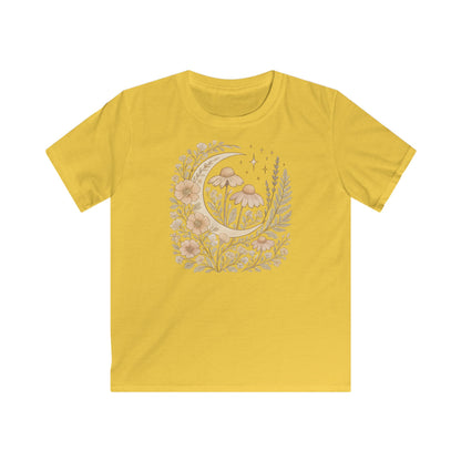 Children's Golden Moon & Wildflower Dreamscape T-shirt