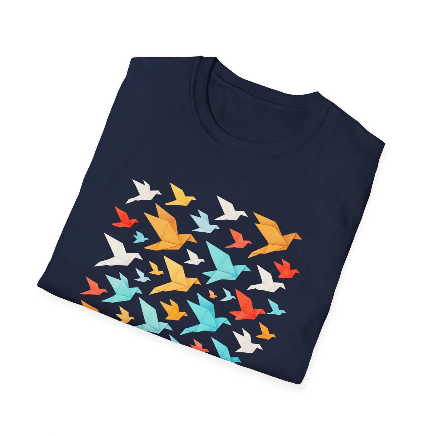 Origami Flock Of Birds T-shirt