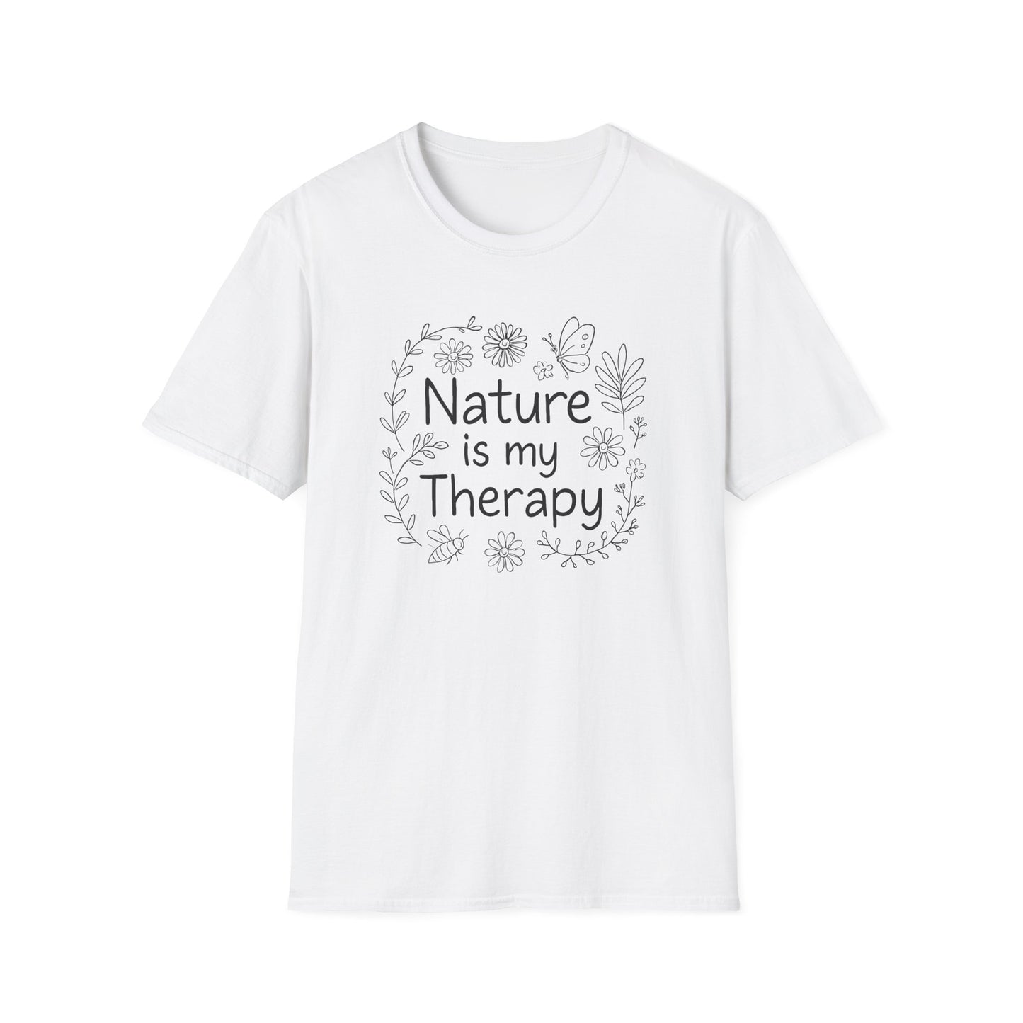 Nature Is My Therapy Minimalist T-shirt
