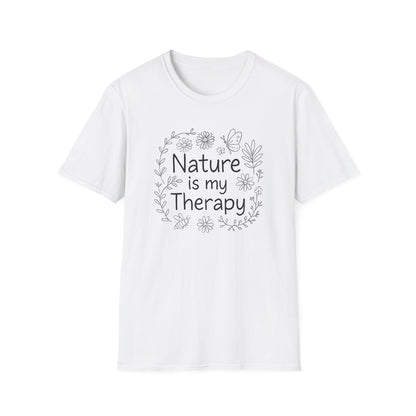 Nature Is My Therapy Minimalist T-shirt
