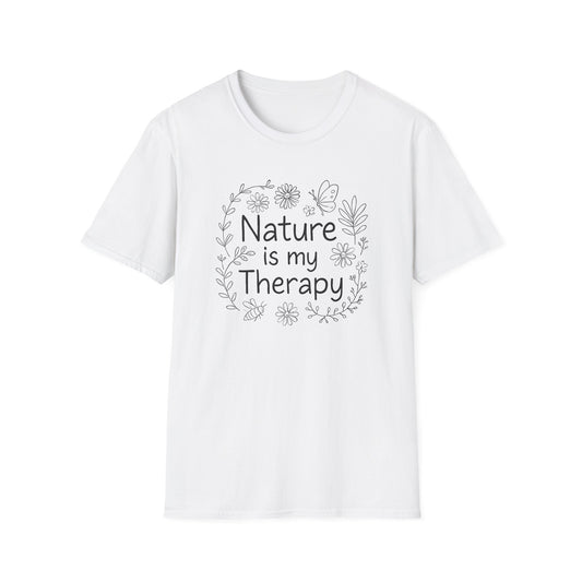 Nature Is My Therapy Minimalist T-shirt