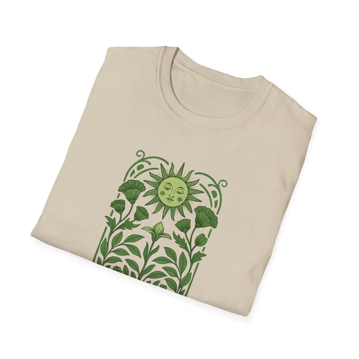 Serene Green Sunflower T-shirt
