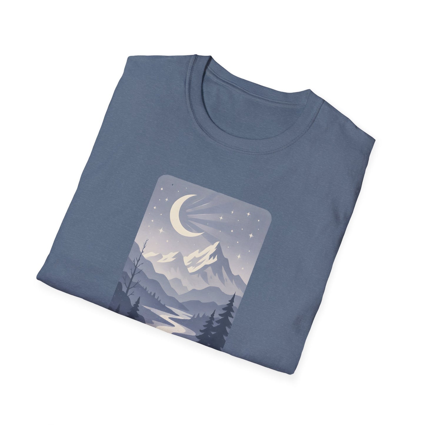 Moonlit Mountain Valley T-shirt