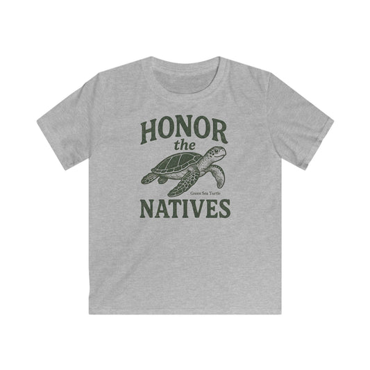 Children's Honor The Natives Wise Green Sea Turtle T-shirt