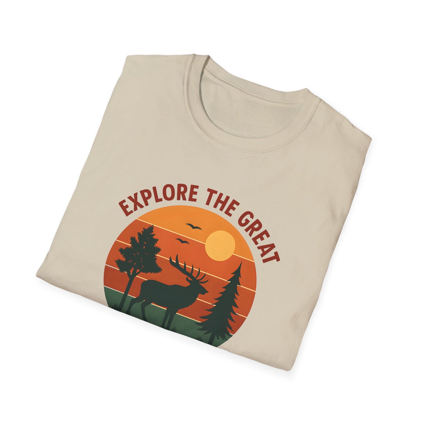 Retro Explore the Great Outdoors T-shirt