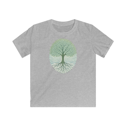 Children’s Roots Waves and Leaves T-shirt