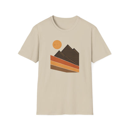Geometric And Topographic Landscape T-shirt