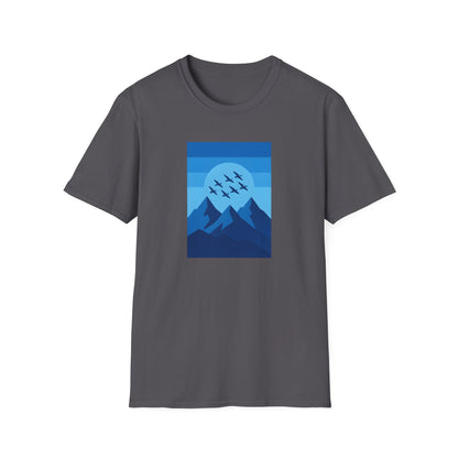 Blue Mountain Flight Silhouette T-shirt
