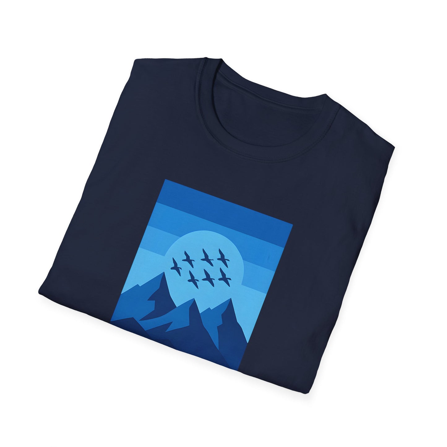 Blue Mountain Flight Silhouette T-shirt