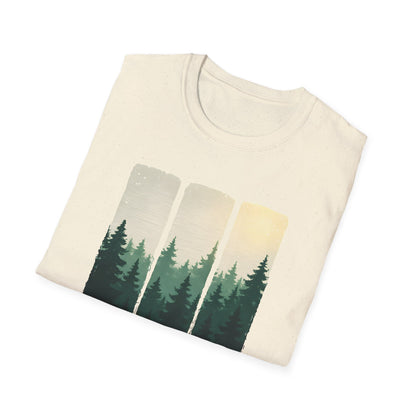Sunlit Forest Brushstrokes