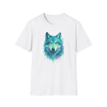 Watercolor Wolf Portrait