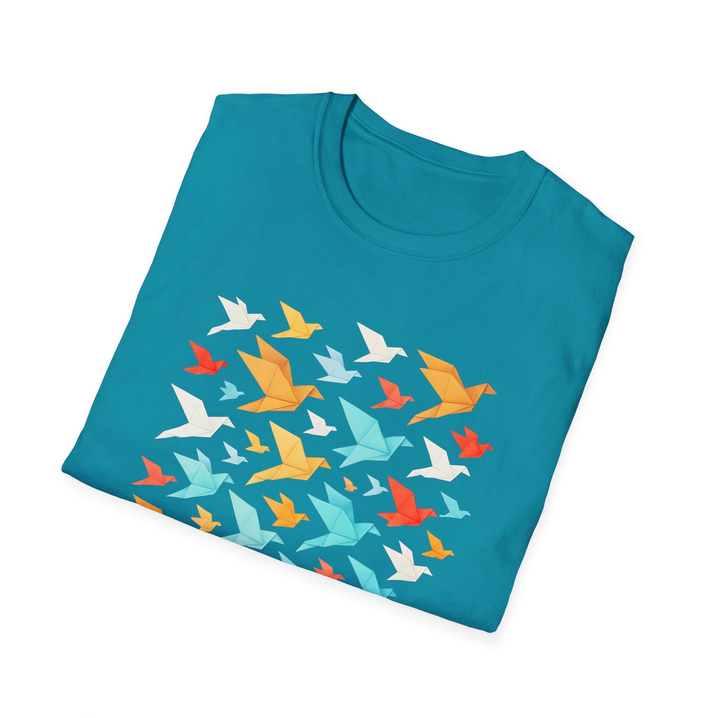 Origami Flock Of Birds T-shirt