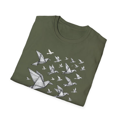 Origami Birds In Flight