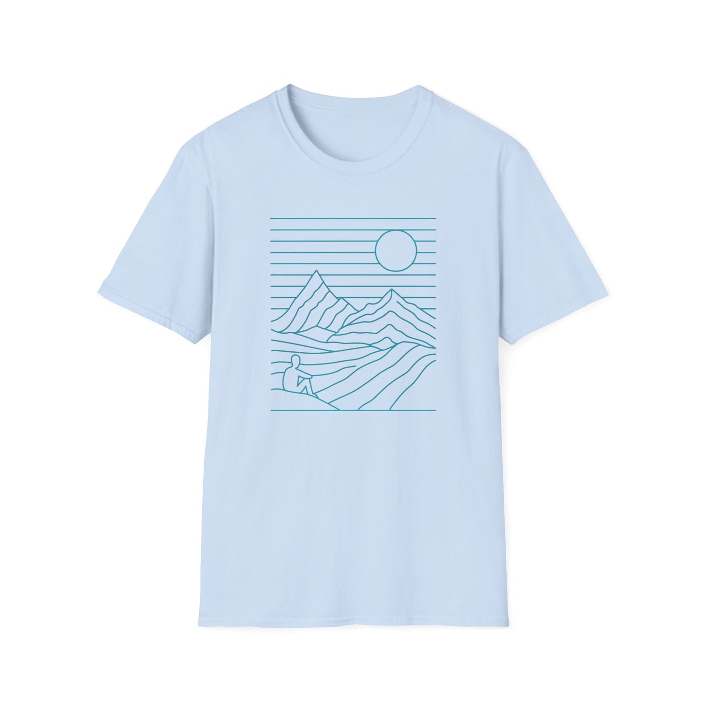 Notepad Line Landscape T-shirt